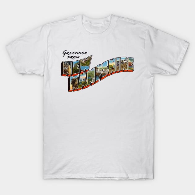 Greetings from New Hampshire T-Shirt by reapolo